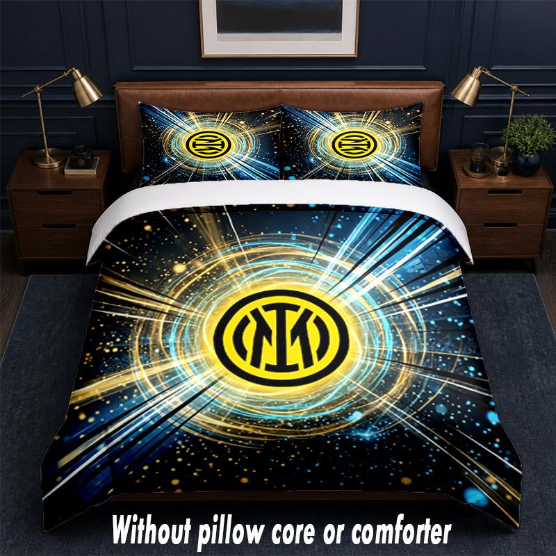 Borussia Dortmund Design Bed Bedding Set 1 Duvet Cover + 2 Pillowcases Soft Breathable Household Bed Linens