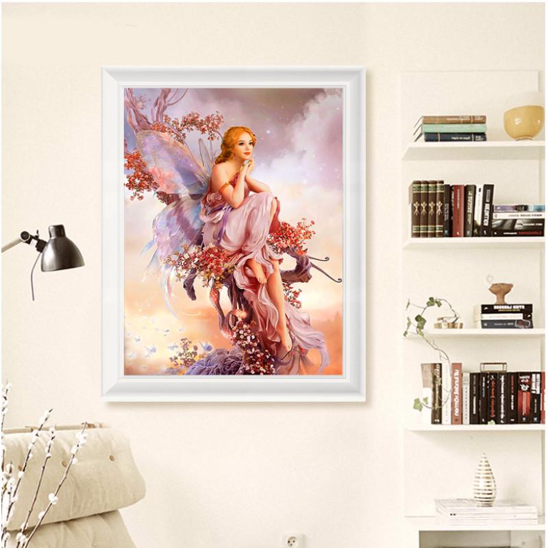 5D Diamond Drawing Full Drill Beauty Fairy Diamond Embroidery Painting Home Decor DIY Accessories