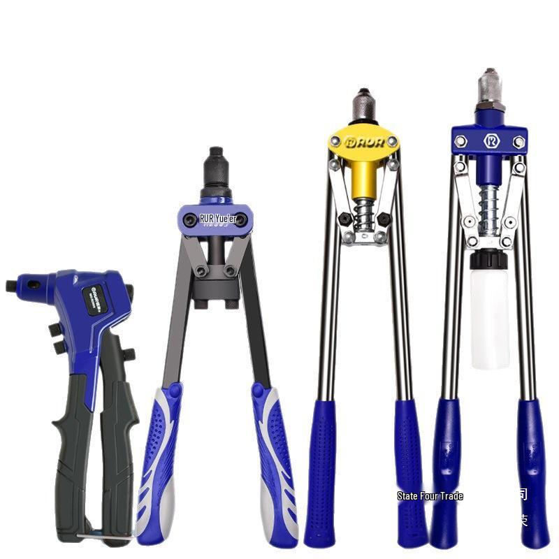 Manual Rivet Gun Double Handle Labor-Saving Riveter Pliers Nailer
