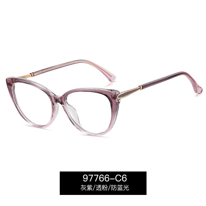 Fashion Cat Eye Myopia Glasses For Women Outdoor UV Protection Prescription Glasses Spring hinge Near Sight Eyeglasses