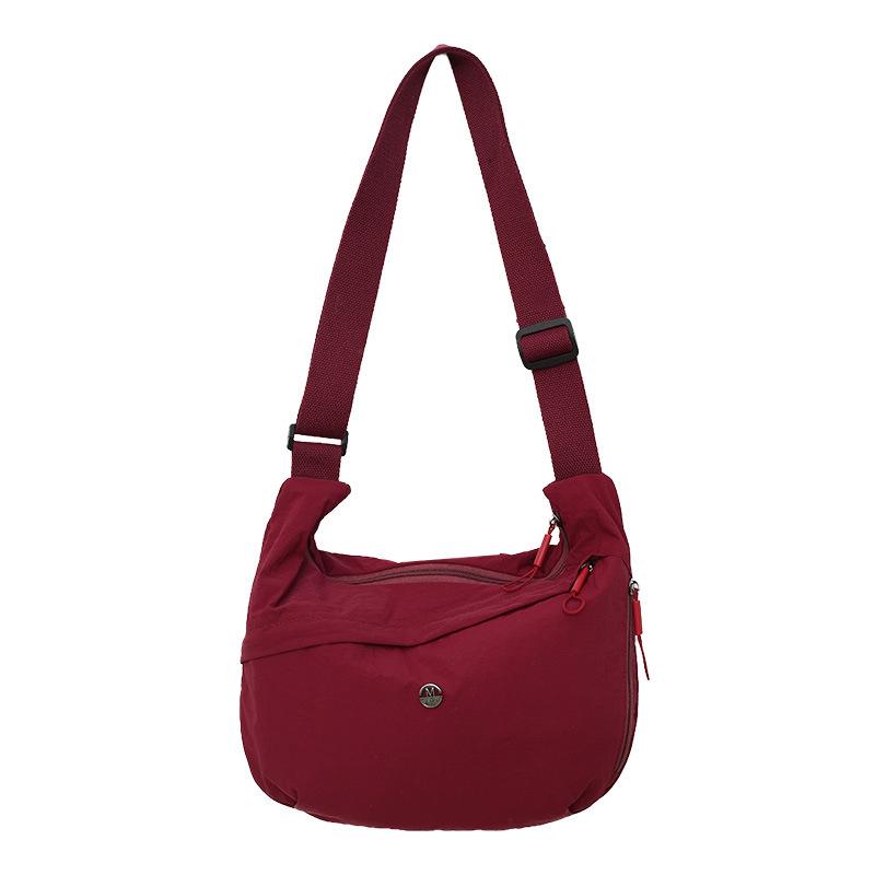Lady's Cross-body Bag, Large Capacity, Dumpling Bag, Lightweight, Suitable for Commuting, Student Use, Single Shoulder Bag
