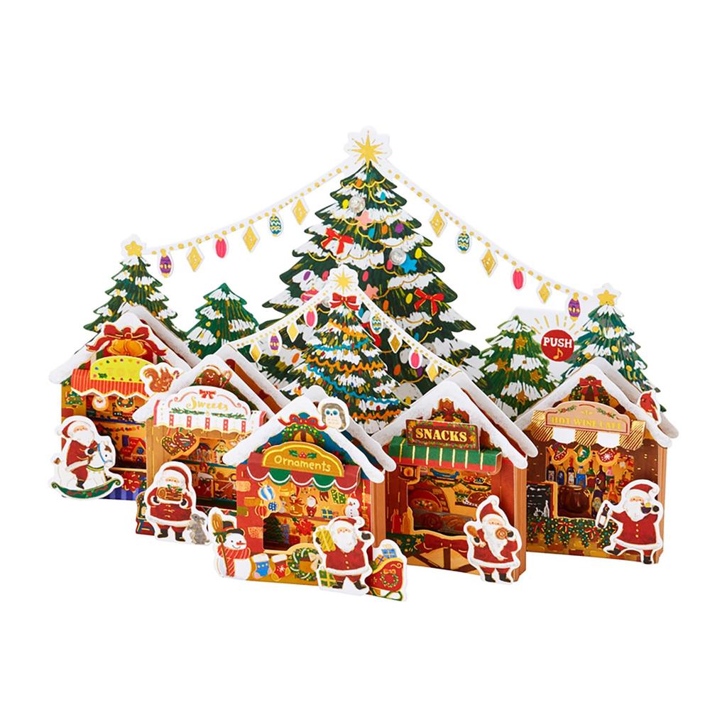 Sanrio Christmas Card Light Melody Card Christmas Market Message Card Greeting Card 109878 & JXPM14-4