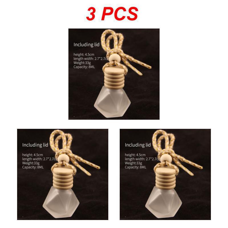 1/2/3PCS Frosted Glass Pendant Gentle Exquisite Easy To Install High-quality Car Accessories Car Interior Fragrance Pendant