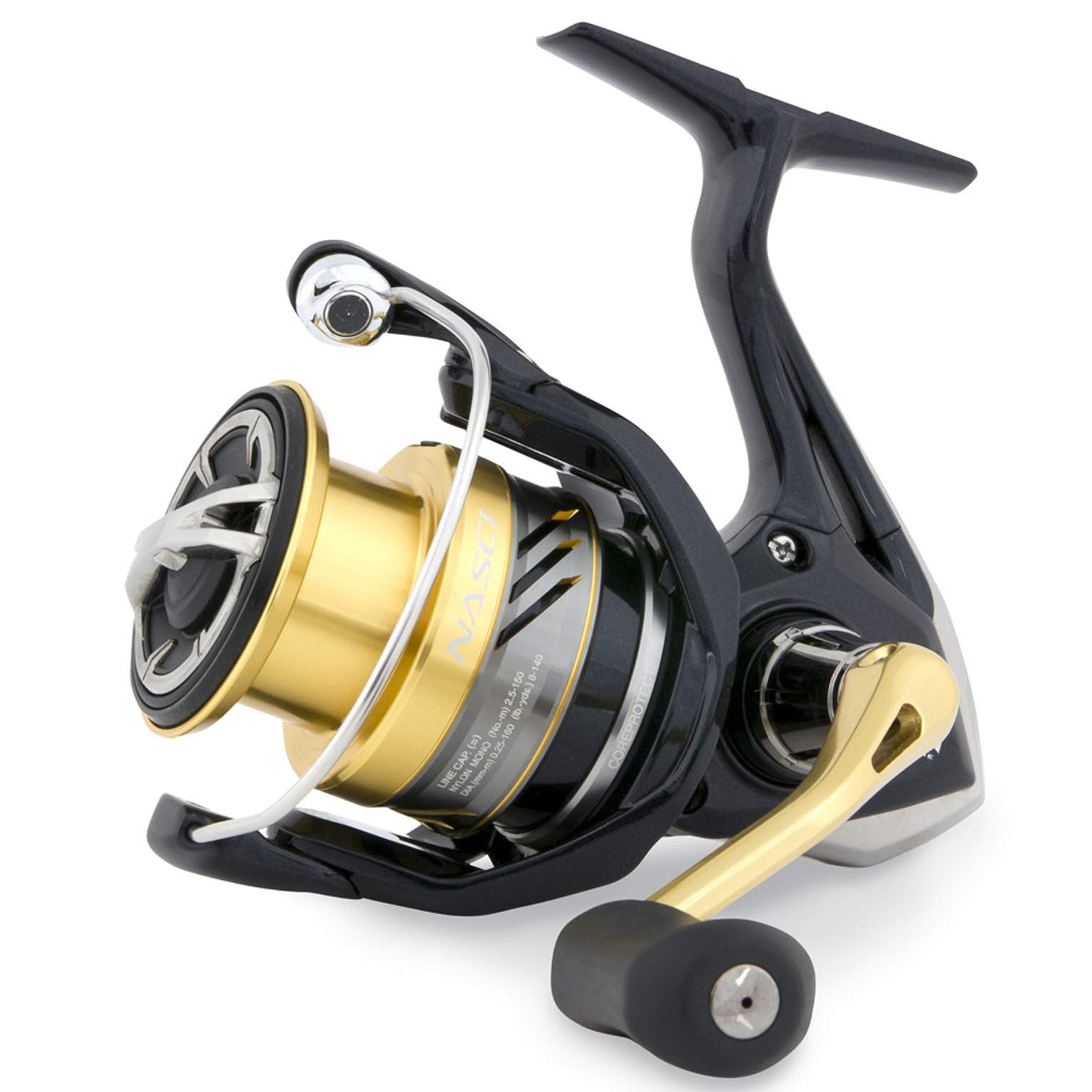 

Shimano Nasci 2500HGSFB Spinning Reel with Front Brake (NAS2500HGSFB)