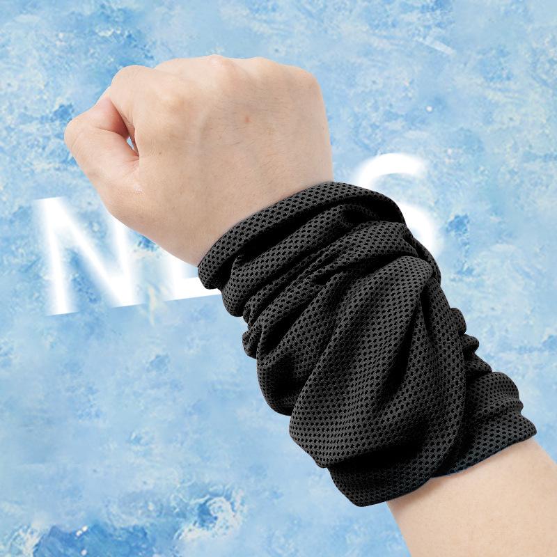 Sports Wrist Sweat Towel Absorbs Sweat Running Wristband Women's Basketball Badminton Quick-drying Towel Fitness Equipment Quick-drying
