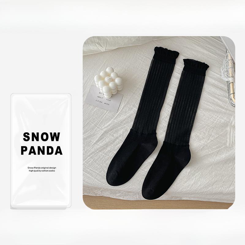 

Женские летние тонкие балетные носки с ворсом из ворса, полые, дышащие, с открытой пяткой 1 pair чёрный