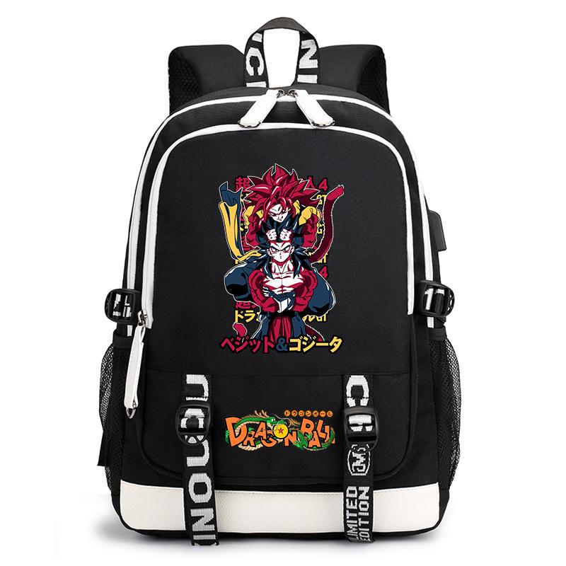 Anime Dragon Ball Backpack for School Casual Daypack for Kids Teenagers Students Boys Girls Everyday Use