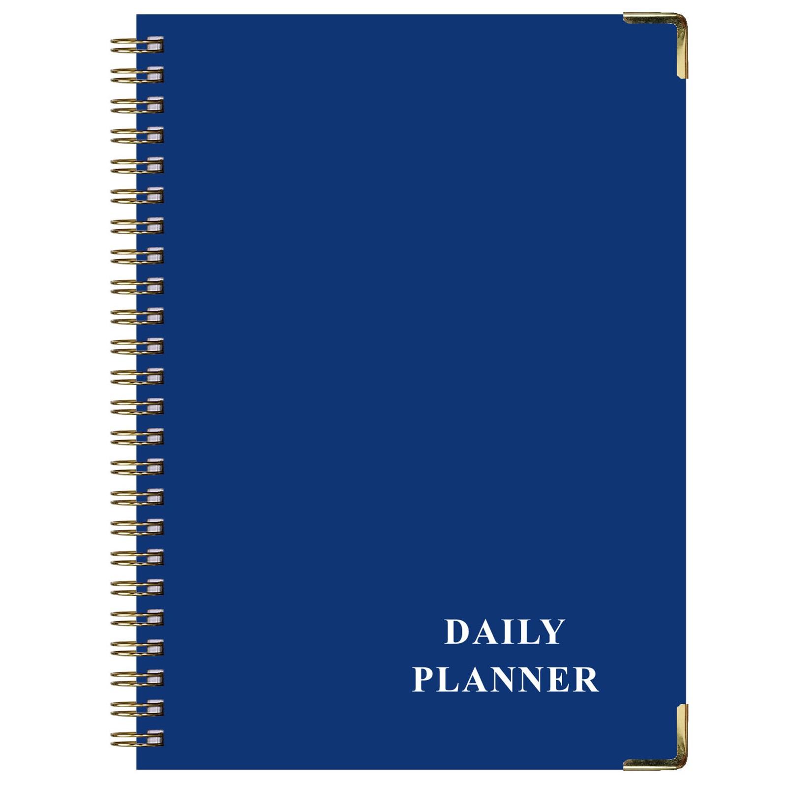 

English Notebook A5 Coil Plan Work Record Clock In Time Management Schedule Book One Size