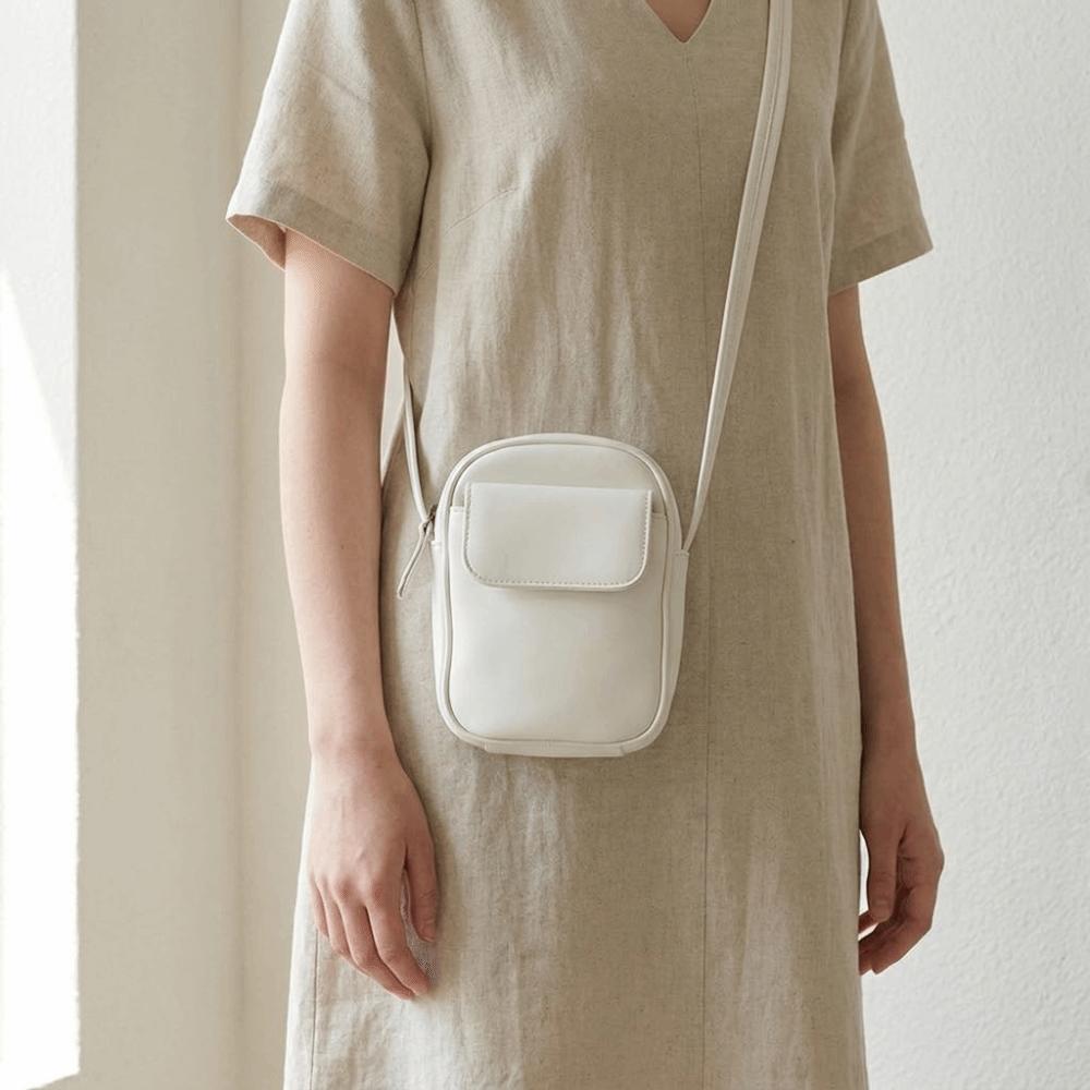 Square Shoulder Bag Durable Crossbody Bag Simple Phone Purse  Women