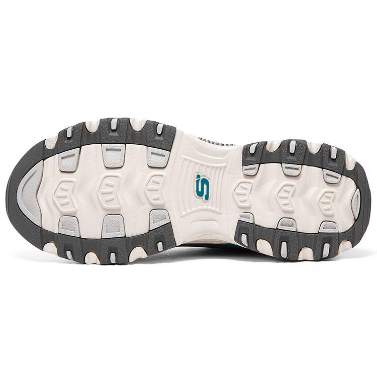 Skechers D'lites 1.0 Sneakers 'Beige Grey Blue' 894256-GRY