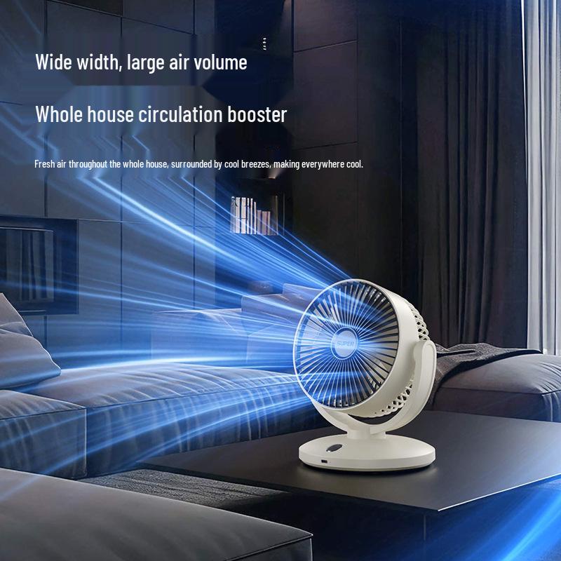 Silent Dual-Use USB Charging Fan for Efficient Air Circulation