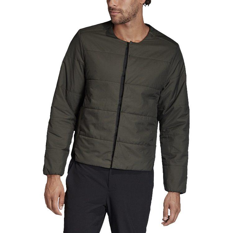 adidas MYSHELTER Jackets Men's Deep Earthy Brown Hooded Moderate Other FP8452