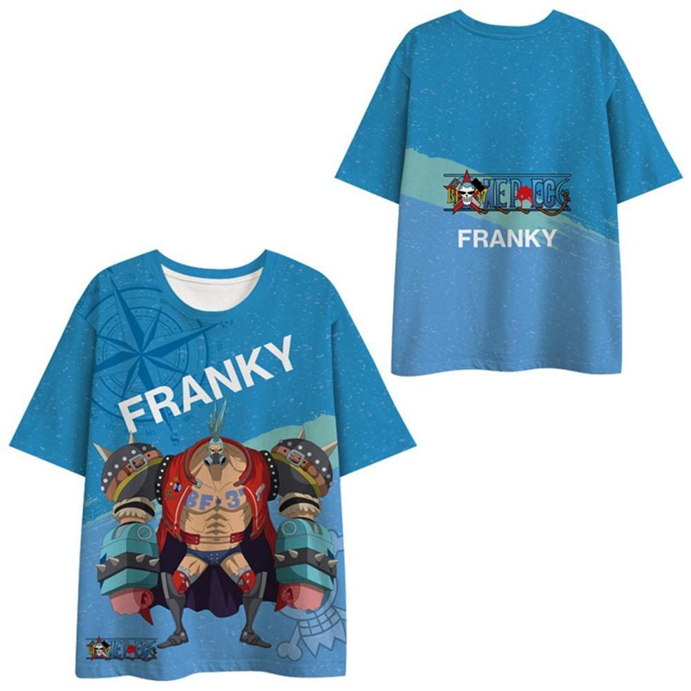 10 Colors Funny ONE PIECE Anime T Shirts Cool Men's Tshirt O Neck Casual Unisex Streetwear Fashion Tee