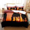 Super King Size Housse De Couette 220x240 Bedding Set Adult 3D Animal Horse, Wolf, Pet Dog Luxury Designer Bed Set Queen Full