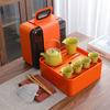 Travel Tea Set, Ge Kiln Ceramic Cooling Pot, Four Cups Portable Storage Box, Cheap Business Gifts