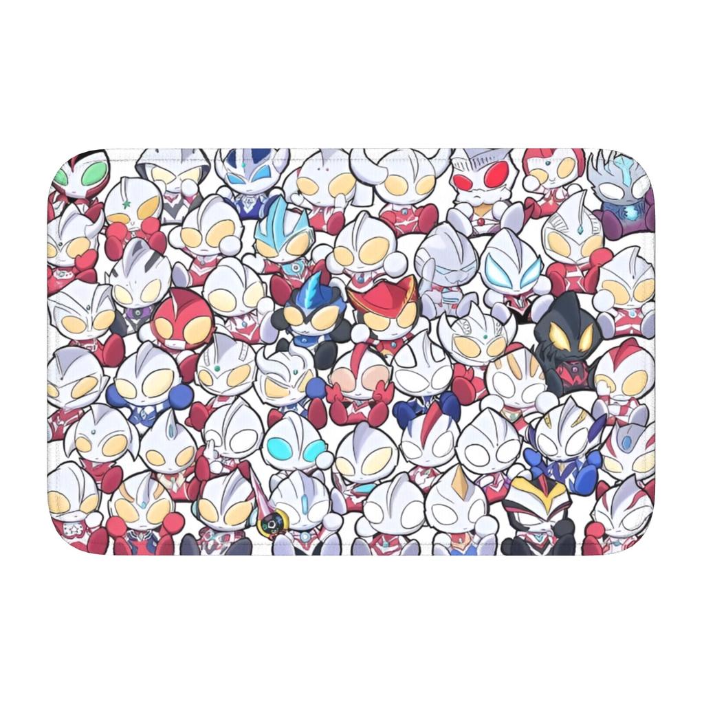 Ultramanes Anime Doormat Anti-Slip Bath Kitchen Welcome Mat Living Room Door Floor Entrance Carpet Rug Footpad