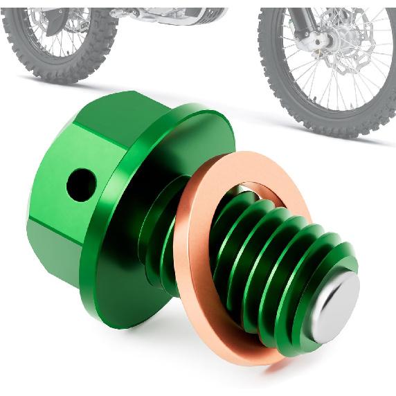 

Magnetic Oil Drain Plug Engine Oil Plug Bolt CNC for KX65 KX85 KX100 KX125 KX250 KX500 KX250F KX450F KLX110/125 KLX250/300R/450R ER-6N ZX-10R Z900RS