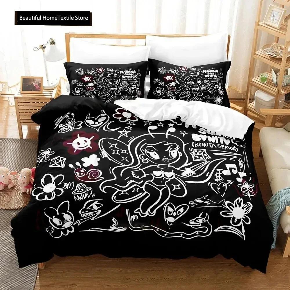 Karol G Album Manana Sera Bonito Bichota 3D NEW Duvet Cover Pillowcase Bedding Set Adult Girl Bedroom Decoration Double Large