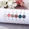 Náramky Přírodní Geode Stone Šperky Drahokamu Pave Women náramek dárek