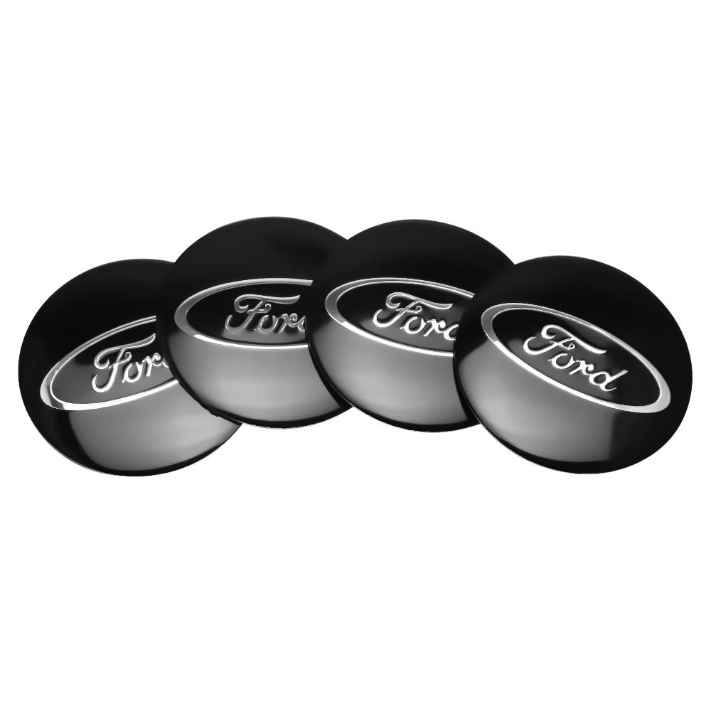 4pcs Auto Styling Eemblem Aluminium hubcap Stickers Car Wheel Hub Center Cap Decal For Ford Focus MK2 MK3 Mk4 Mondeo Escape Kuga