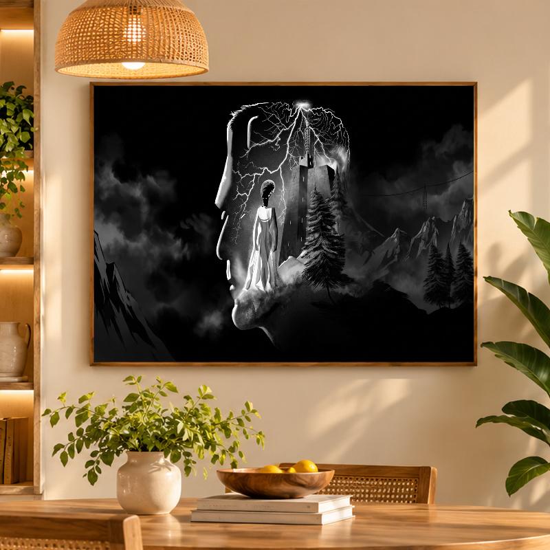 5D Diamond Painting Bride of Frankenstein DIY Full Drill Diamond Art Kit Home Decoration