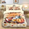 3Pcs Autumn Harvest Printed Coreless Bedding Comfortable Multi Size Bedroom And Dormitory Duvet Covers Machine Washable
