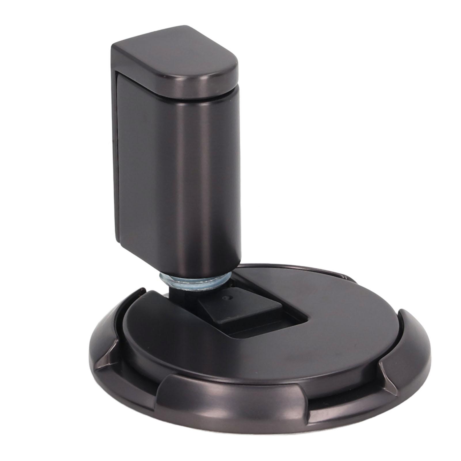 

Цинковый сплав Дверной присоска-стопор Немагнитный Механический держатель дверного стопора Регулируемая высота Серый