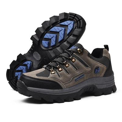 Men's Large Breathable Hiking Shoes: Non-Slip, Wear-Resistant, Cross-Country Running Shoes for Outdoor Travel