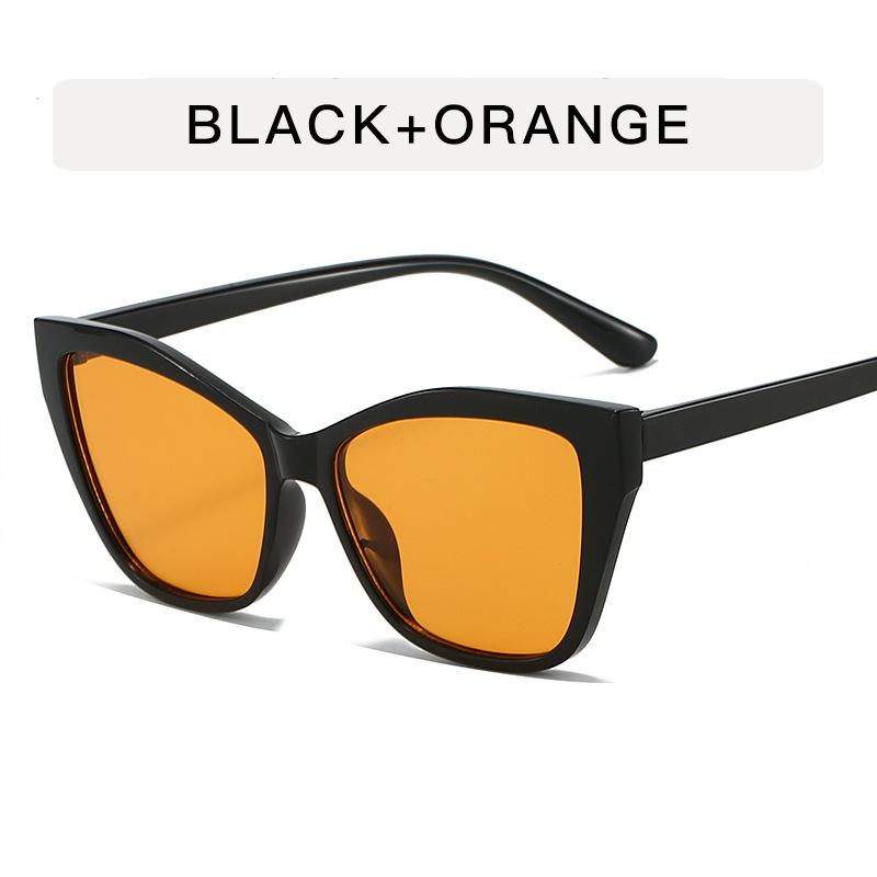 European American Sunglasses Women Vintage Stylish Cat Eye Shape Outdoor Sun Glasses Travelling Driving Sunglass Women