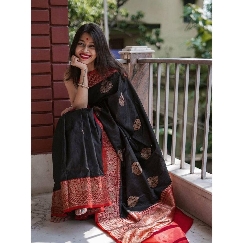 New Launch - Soft Lychee Silk Saree with Rich Pallu and All Over Jacquard Work
