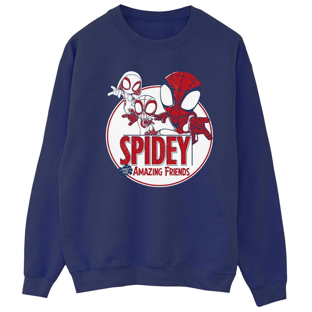 Marvel Womens/Ladies Spidey And His Amazing Friends Circle Sweatshirt
