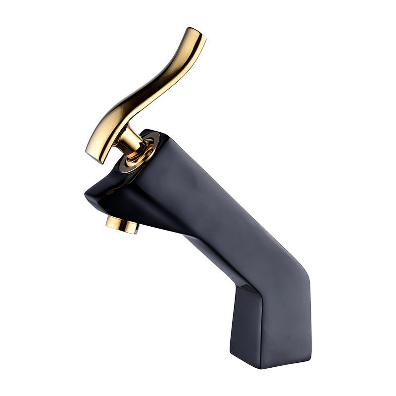 

Инновационный 1 комплект многоцветных смесителей для раковины для дома, краны для холодной и горячей воды, хром, черный, белый, красный, золотой, фиолетовый, смеситель для раковины в ванной