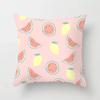 45*45 Fruit Cushion Cover For Wedding Decoration Pillow Case Avocado Orange Strawberry Print Home Decor Party