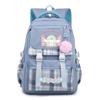 Cinnamoroll Kids School Backpack Boys Girls Large Capacity 20-35L Nylon Dual Strap Bag With Arc Shoulder Straps