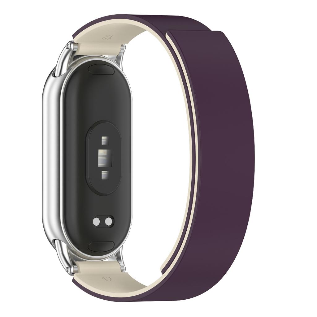 For Xiaomi Smart Band 10 Silicone Strap Magnetic Replacement Watch Band