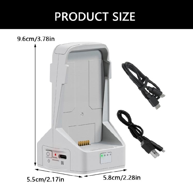 Versatile Battery Charger with LED Indicators and Intelligent Monitoring, for Flip for Safe and Efficient Charging