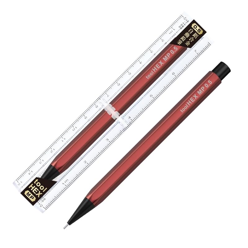 

Aida Blue Eye mechanical pencil 0.5mm tool hex coral orange IWI-8F990PP5-2B