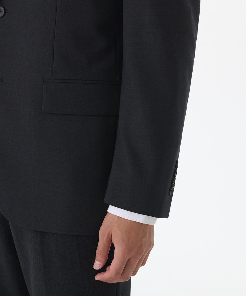 Musinsa Standard Wool Blend Relaxed Basic Blazer [Charcoal Grey]