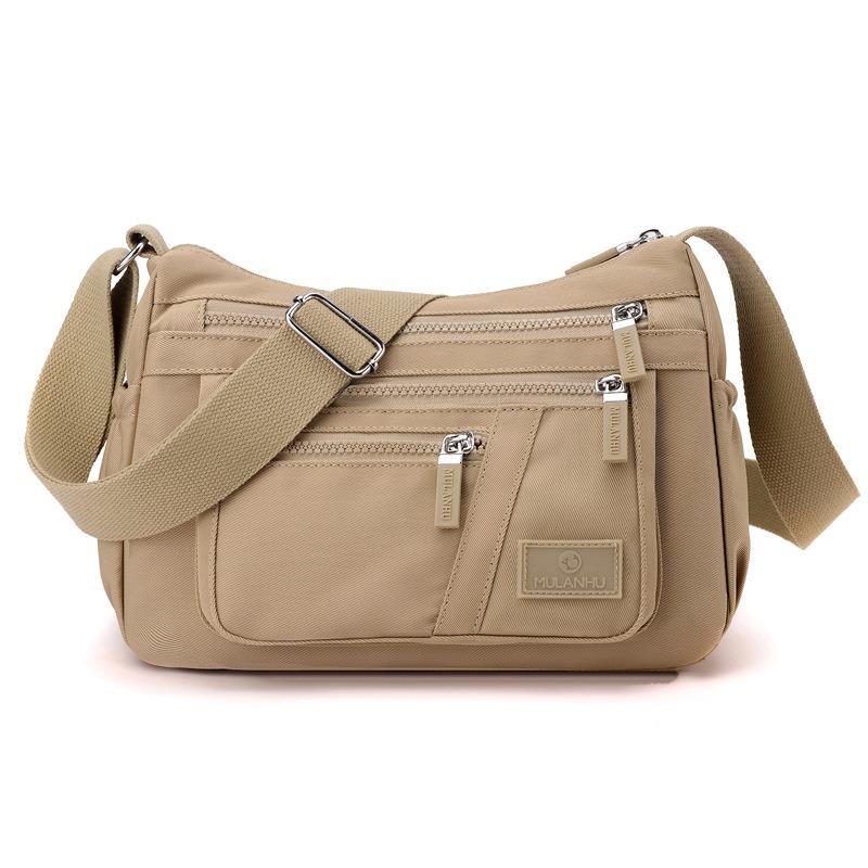 New Versatile Bag Women's Casual Nylon Cloth Waterproof Messenger Bag Women's Bag Large Capacity Mother Shoulder Bag Women