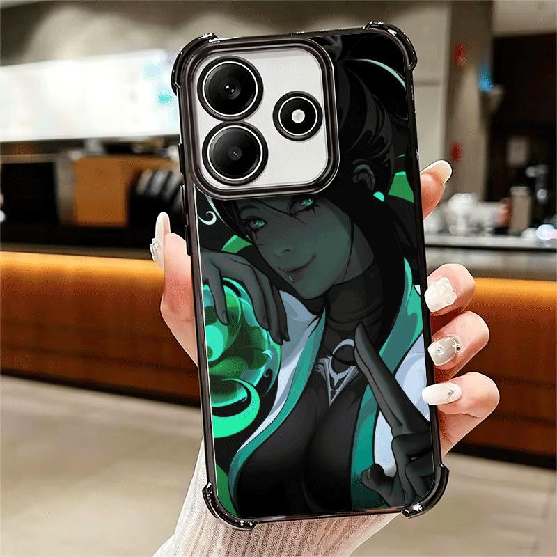 V-Valorant Sage Soft Phone Case For Xiaomi Redmi Note 14 15 Pro Plus 13 12 11S 11T 5G 10 9S 9 Plating Anti-Fall Fundas