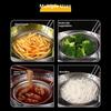 Wooden Handle Stainless Colander Pasta Noodle Strainer Skimmer Spoon Oil Pot Food Filter Strainer Cooking Outdoor Tableware
