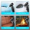 Best Selling 80000-120000 RPM High Wind Speed Turbo Fan ABS + Metal Sandblasting Jet Fan LED Digital Display Small Jet Blower