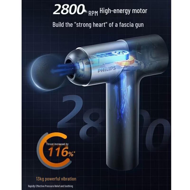 Philips PPM3203G Portable Percussion Massage Gun CN plug (adapter included)