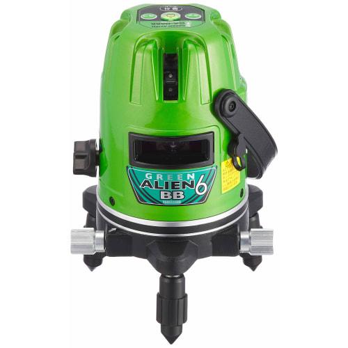Y'sGOD JAPAN Green Alien Laser Level GA-06BB (4-Direction Square, 4 Vertical, 1 Horizontal Line)