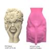 Concrete Vase Silicone Molds DIYs Flowerpot Mould Ornament Making Flower Girl Plaster Epoxy Resin Castings Molds Decors