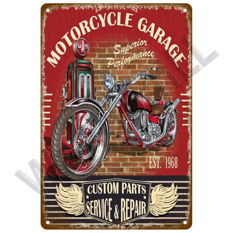 Retro kovová cedule Garáž Pánská jeskyně Doplňky Talíře Domácí dekorace Nástěnná dekorace Motorový olej Plyn Plechová cedule Vintage plakát Pro Železo