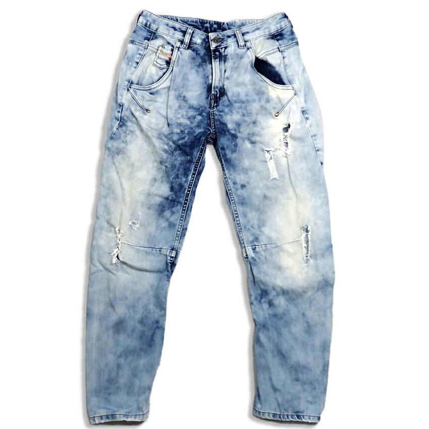 

[Б/у] DIESEL/Diesel FAYZA 24 дюйма поврежденный деним [b40-55]