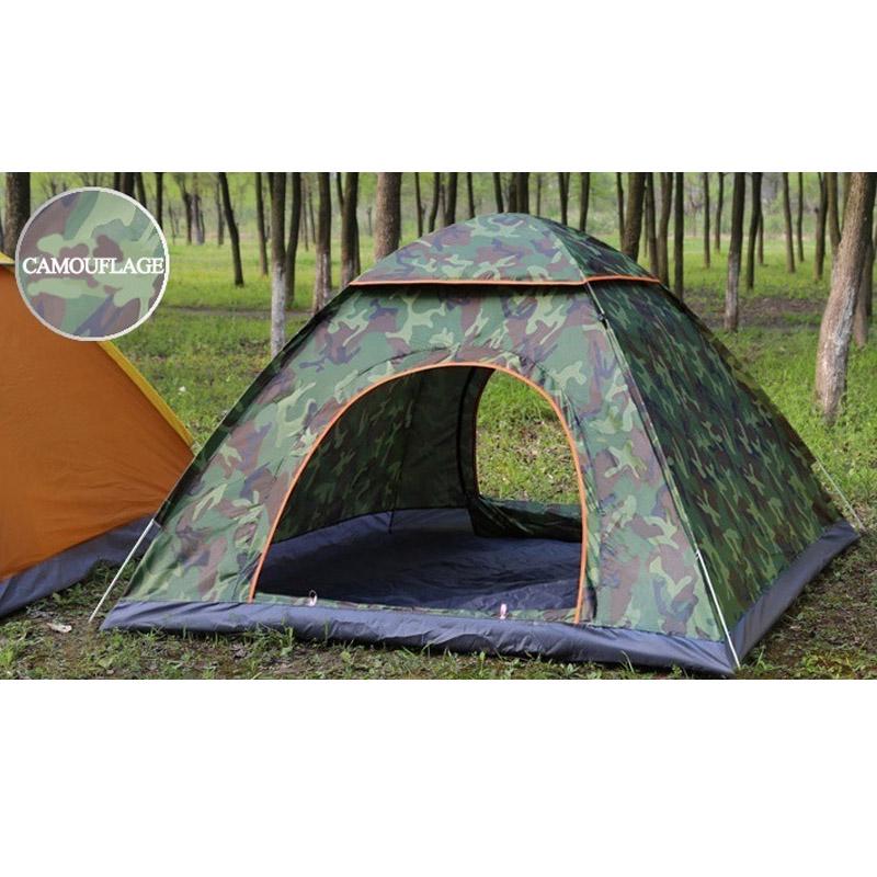 

Складная автоматическая палатка для кемпинга на 3-4 человека, водонепроницаемая уличная портативная походная семейная палатка 2 m камуфляжный