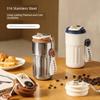 New Coffee Cup 316 Stainless Steel Thermos Cup for Men and Women, High-Looking, Smart Temperature-Measuring, Large-Capacity Thermos Cup