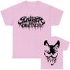 White Logo Mask Graphic Tees SLAUGHTER TO PREVAIL Rock Band Tshirts Hip Hop Unisex Streetwear Cotton Short Sleeve Male T Shirt